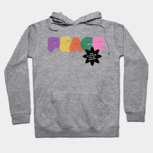 Sending Positive Vibes: Peace Hoodie